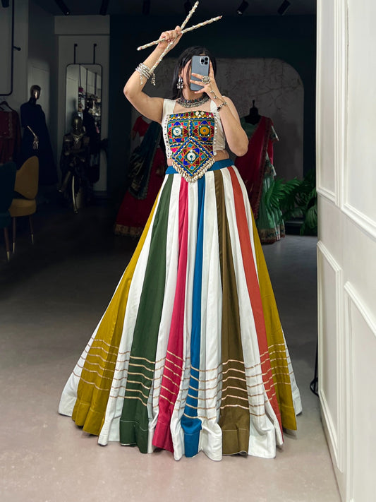 A Bandhani Wrapped in a rainbow of culture and joy 🌈✨