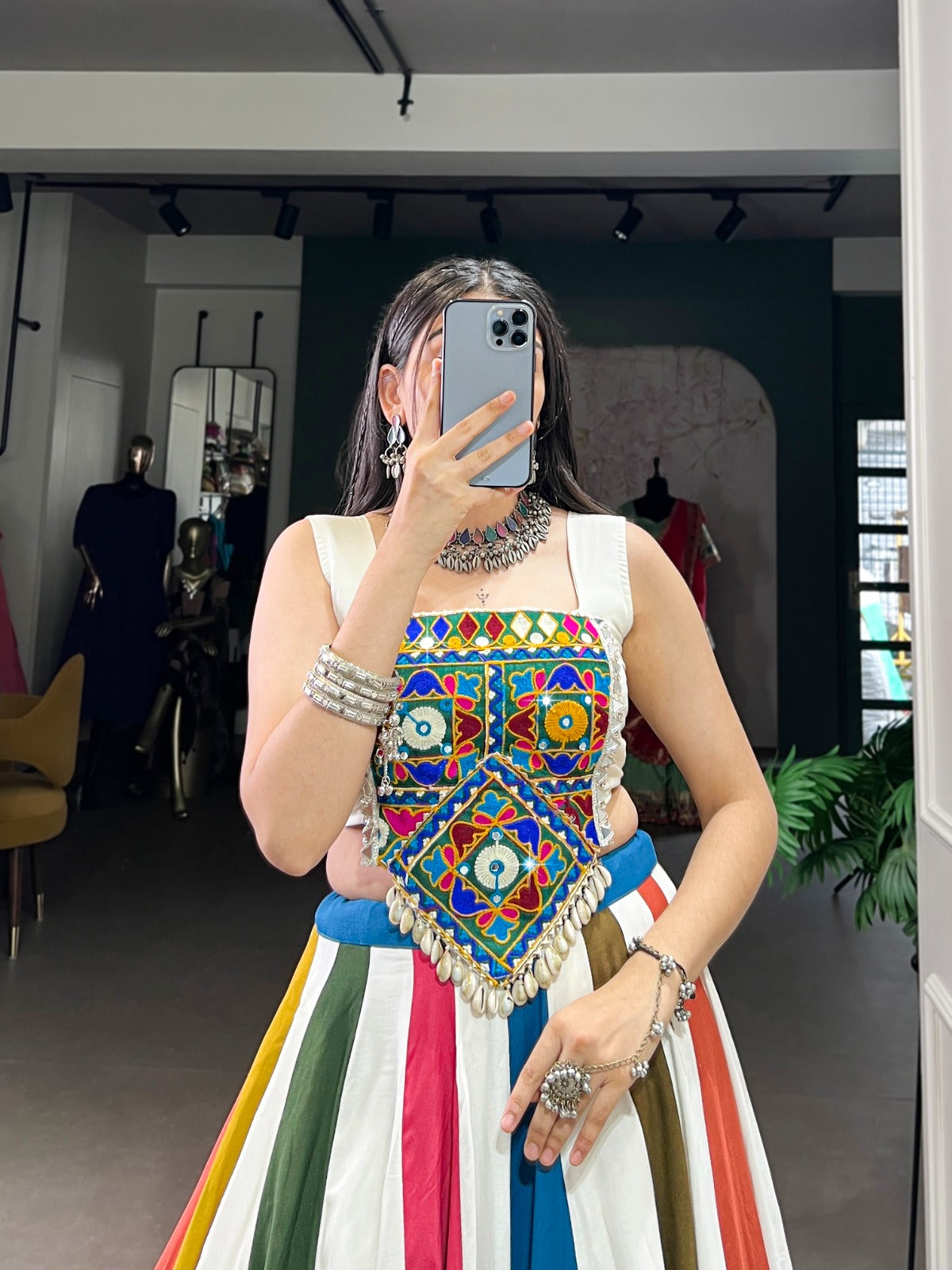 A Bandhani Wrapped in a rainbow of culture and joy 🌈✨